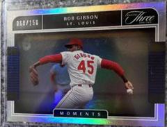 Bob Gibson #M-6 Baseball Cards 2022 Panini Three and Two Moments Prices