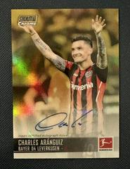 Charles Aranguiz [Gold Prism Refractor] Soccer Cards 2021 Stadium Club Chrome Bundesliga Autographs Prices