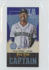 Kyle Lewis [Indigo] #CM-KL Baseball Cards 2021 Topps Gypsy Queen Captains Minis Prices