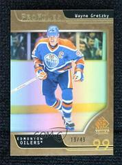 Wayne Gretzky [Gold] Hockey Cards 2020 SP Signature Edition Legends Profiles Prices