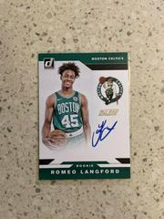 Romeo Langford #ND-RLF Basketball Cards 2019 Panini Donruss Next Day Autographs Prices