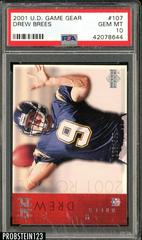 Drew Brees [Rookie Jersey] #107 Football Cards 2001 Upper Deck Game Gear Prices