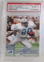 Barry Sanders [True Blue] Football Cards 1998 Leaf Rookies & Stars Prices