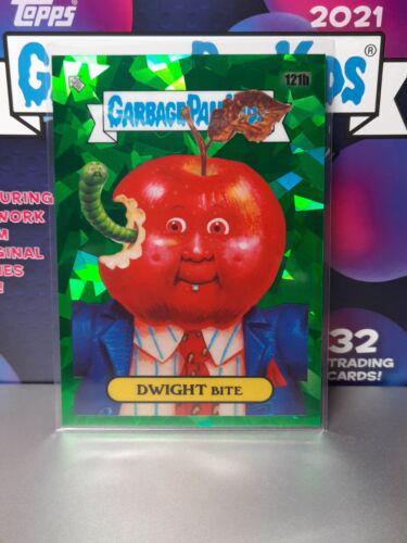 DWIGHT Bite [Green] #121b Garbage Pail Kids 2021 Sapphire