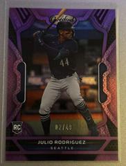 Julio Rodriguez [Purple] #33 Baseball Cards 2022 Panini Chronicles Certified Prices