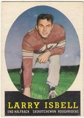 Larry Isbell Football Cards 1958 Topps CFL Prices