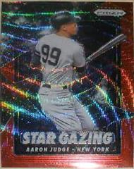 Aaron Judge [Red Wave Prizm] Baseball Cards 2020 Panini Prizm Star Gazing Prices