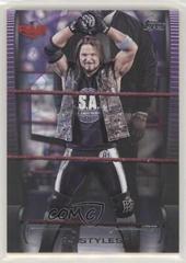 AJ Styles [Purple] Wrestling Cards 2021 Topps WWE Undisputed Prices