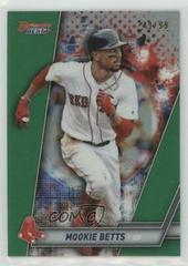 Mookie Betts [Green Refractor] #8 Baseball Cards 2019 Bowman's Best Prices