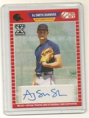 AJ Smith Shawver [Red] Baseball Cards 2021 Pro Set Autographs Prices