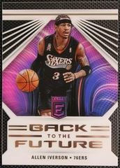 Allen Iverson [Asia Red] #4 Basketball Cards 2022 Panini Donruss Elite Back to the Future Prices