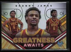 Bronny James #GA-12 Basketball Cards 2023 Bowman Best University Greatness Awaits Prices