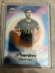 Carlos Vela [Orange] #P-17 Soccer Cards 2023 Topps MLS Pearlers Prices