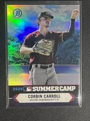 Corbin Carroll Baseball Cards 2021 Bowman Chrome 2020 Summer Camp Prices