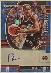 Reggie Perry [Blue Ice] Basketball Cards 2020 Panini Prizm Draft Picks Autographs Prices