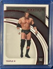 Triple H [Red] Wrestling Cards 2022 Panini Immaculate WWE Prices