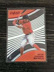Ceddanne Rafaela [Red] #17 Baseball Cards 2023 Panini Chronicles Clear Vision Prices