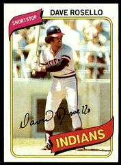 Dave Rosello #122 Baseball Cards 1980 Topps Prices