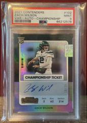 Zach Wilson [Autograph Championship] #102V Football Cards 2021 Panini Contenders Prices