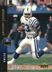 Anthony Johnson [Electric Silver] #72 Football Cards 1994 Upper Deck Prices