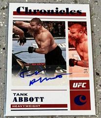 Tank Abbott [Blue] #CS-TAB Ufc Cards 2023 Panini Chronicles UFC Signatures Prices