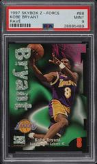Kobe Bryant [Rave] #88 Basketball Cards 1997 Skybox Z Force Prices