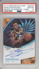 Donovan Mitchell [Cubic] Basketball Cards 2017 Panini Revolution Rookie Autographs Prices