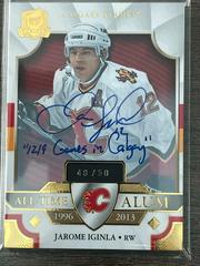 Jarome Iginla [Gold Autograph] Hockey Cards 2020 Upper Deck The Cup All Time Alumni Prices
