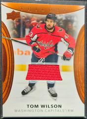 Tom Wilson [Orange Foil Jersey] #4 Hockey Cards 2022 Upper Deck Trilogy Prices