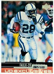 Marshall Faulk [Exclusives Silver] Football Cards 1999 Upper Deck Prices