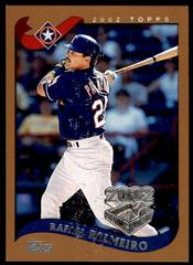 Rafael Palmeiro #78 Baseball Cards 2002 Topps Opening Day Prices