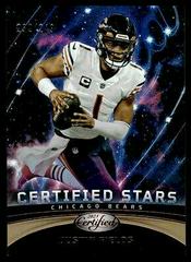 Justin Fields #CS-10 Football Cards 2023 Panini Certified Stars Prices