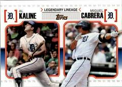 Al Kaline, Miguel Cabrera Baseball Cards 2010 Topps Legendary Lineage Prices