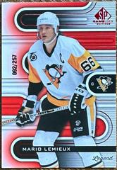 Mario Lemieux [Red] #122 Hockey Cards 2022 SP Game Used Prices