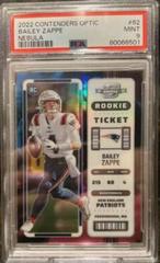 Bailey Zappe [Nebula] #62 Football Cards 2022 Panini Contenders Optic Prices