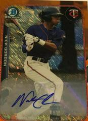 Nick Gordon [Autograph] Baseball Cards 2015 Bowman Chrome the Farm's Finest Minis Prices