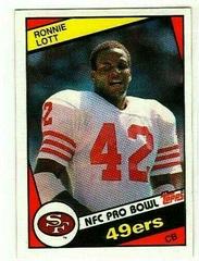 Ronnie Lott Football Cards 1984 Topps Prices