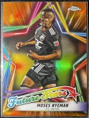 Moses Nyeman [Orange] Soccer Cards 2022 Topps Chrome MLS Future Stars Prices