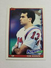 Tom Hodson #615 Football Cards 1991 Topps Prices