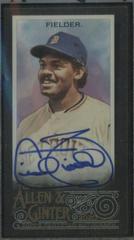 Cecil Fielder [X Silver Frame] #MA-CF Baseball Cards 2020 Topps Allen & Ginter Mini Autographs Prices