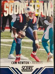 Cam Newton Football Cards 2021 Panini Score Team Prices