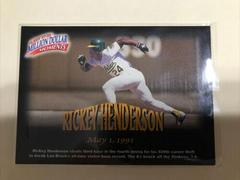Rickey Henderson Baseball Cards 1997 Fleer Million Dollar Moments Prices