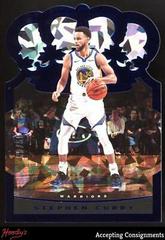 Stephen Curry [Crystal Blue] #38 Basketball Cards 2020 Panini Crown Royale Prices