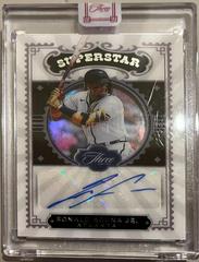 Ronald Acuna Jr. #SS-RA Baseball Cards 2022 Panini Three and Two Superstar Signatures Prices