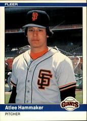 Atlee Hammaker #373 Baseball Cards 1984 Fleer Prices