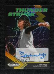 Noah Schultz [Autograph Gold] Baseball Cards 2022 Panini Prizm Draft Picks Thunderstruck Prices