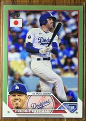 Freddie Freeman [Jade Green] Baseball Cards 2023 Topps Japan Edition Prices