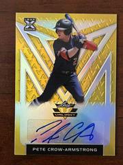 Pete Crow Armstrong [Yellow] #BA-PCA Baseball Cards 2020 Leaf Valiant Autographs Prices