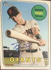 Buster Posey #BP Baseball Cards 2018 Topps Heritage Real One Autographs Prices