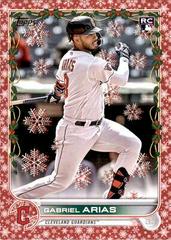 Gabriel Arias [Red] #HW12 Baseball Cards 2022 Topps Holiday Prices
